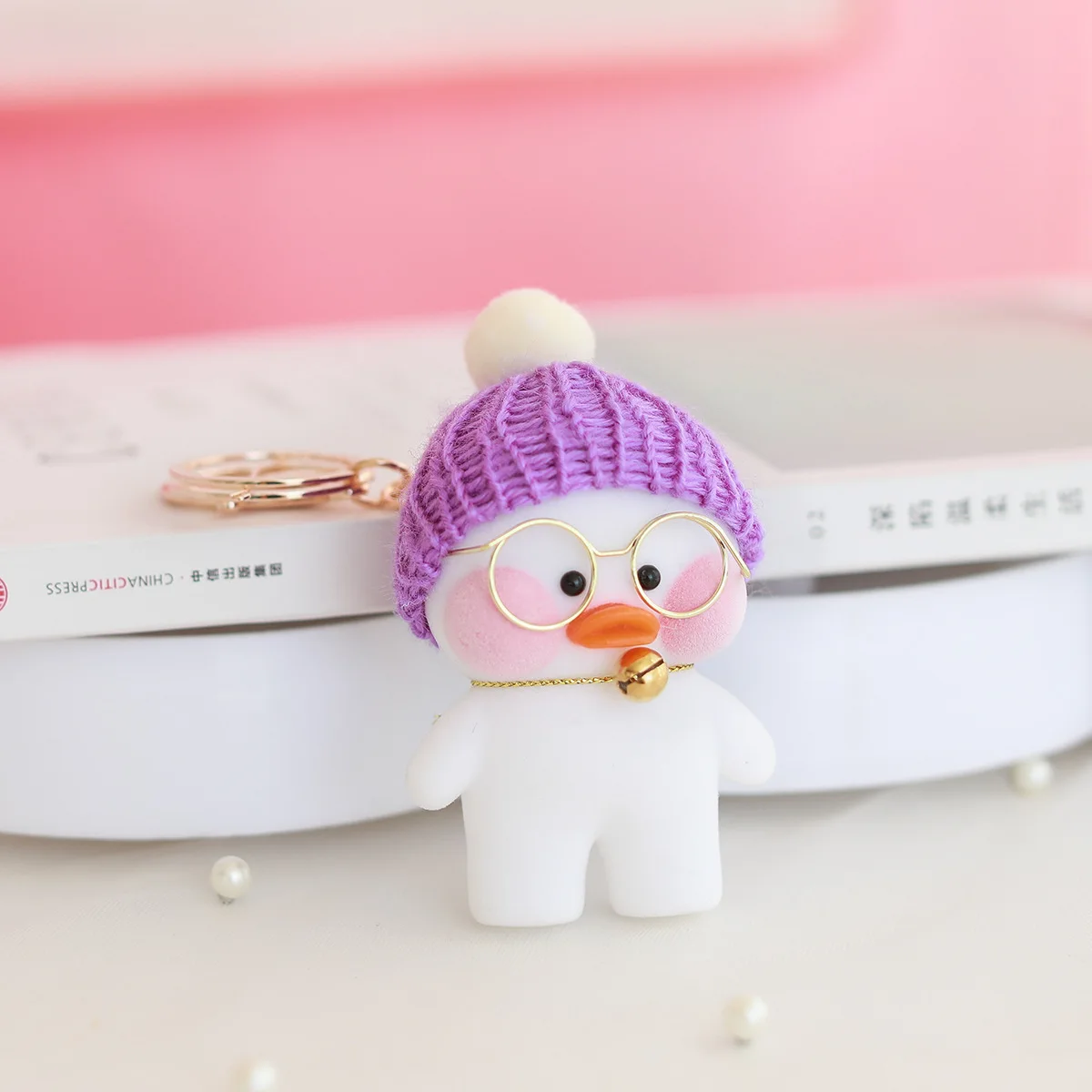 10 см Lalafanfan прекрасный брелок-подвеска игрушка Kawaii Cafe мини-желтая утка фигурка