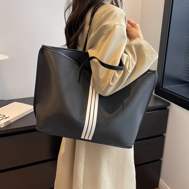 

Oxford Cloth Composite Bag Commuting Simple Tote Handbag Women's Fashion Single-Shoulder Underarm Bags Shopping Storage Satchel