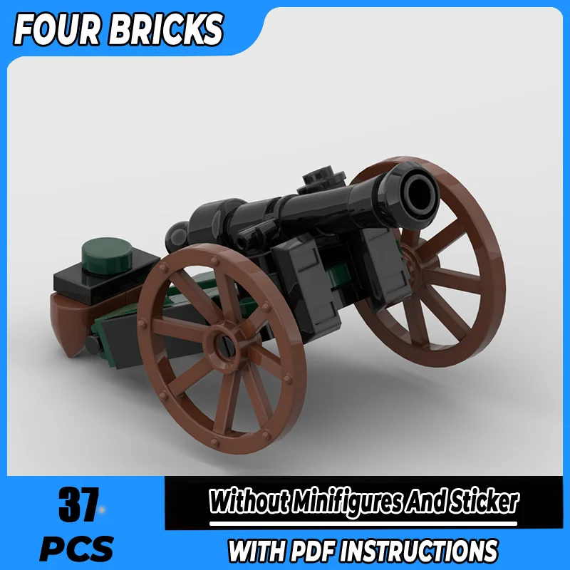 

Конструктор Moc, средневековая 12-фунтовая модель Howitzer, технологические кирпичи, сборка «сделай сам», черный Сокол, рыцарский замок, игрушки для детей