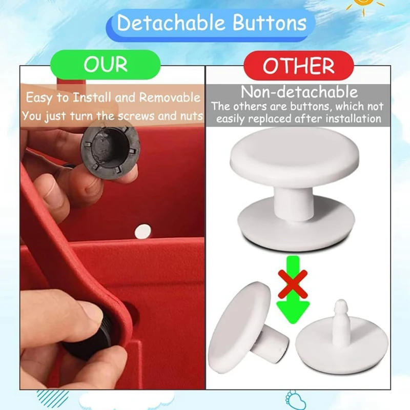 12 комплектов аксессуары для пляжа сумка-тоут ручки ремешки большие резиновые