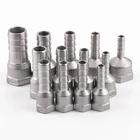 14 дюйма, 34 дюйма, 12 дюйма, 34 дюйма, 1 дюйма, BSP, внутренняя резьба 6, 8, 10, 12, 15, 16, 19, 20, 25, 32 мм, фитинг для шланга, соединитель 304, нержавеющая вода, газ