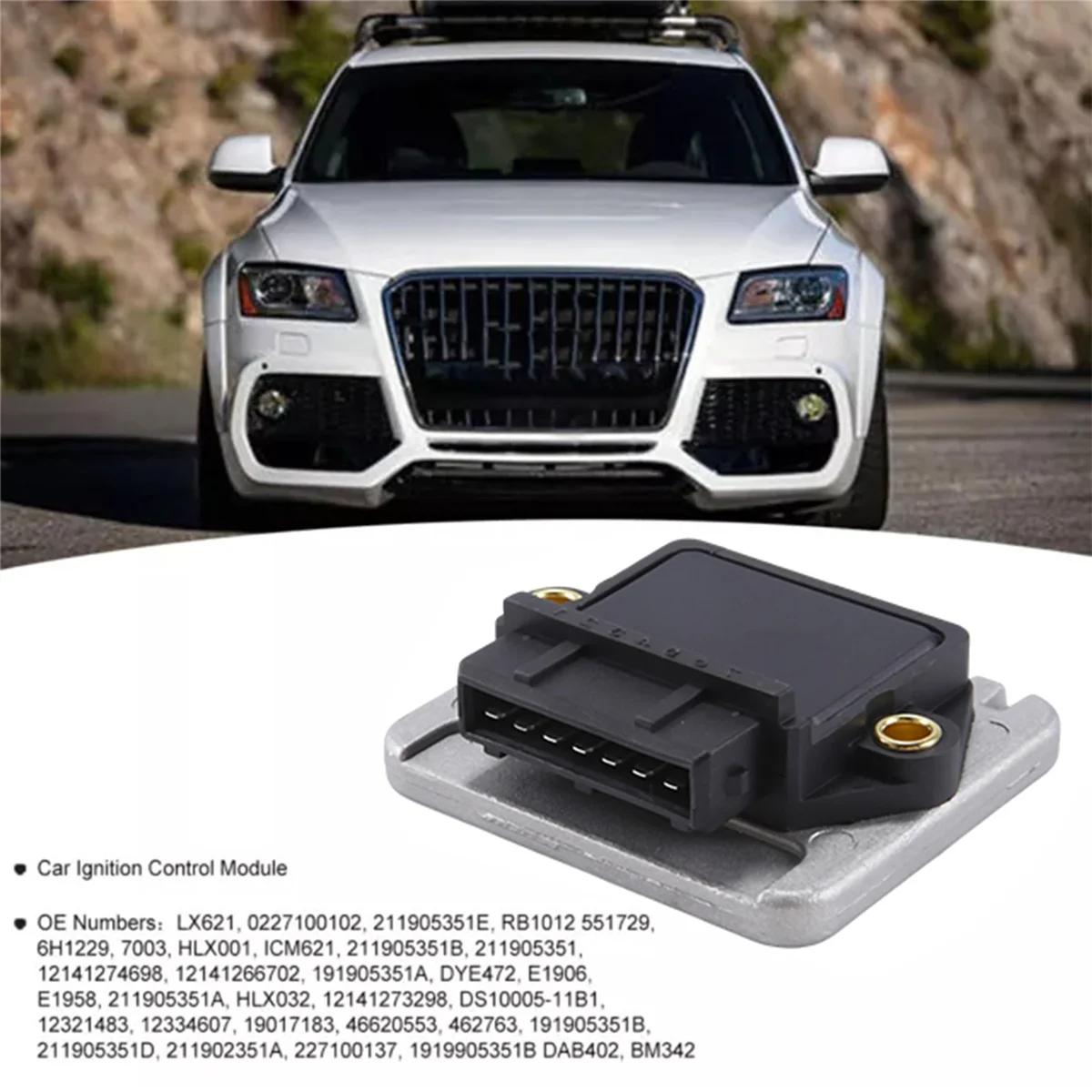 Модуль управления зажиганием автомобиля для Audi VW 191905351 A 8980534 LX621 0227100142