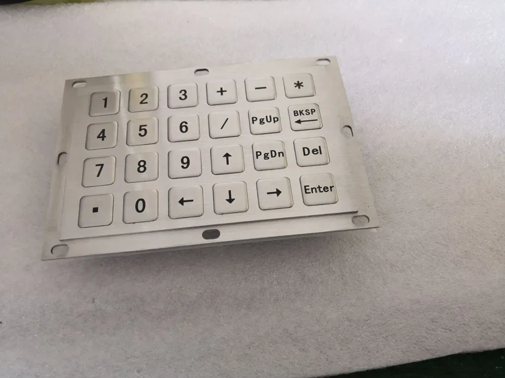 Металлическая клавиатура с 24 клавишами и подключением USB раскладка 4X6