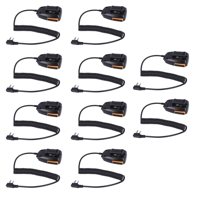 

10X Speaker Microphone Microphone For Baofeng UV-5R UV5R UV-5RE UV-B6 BF-BF-UVB2 Baofeng Two-Way