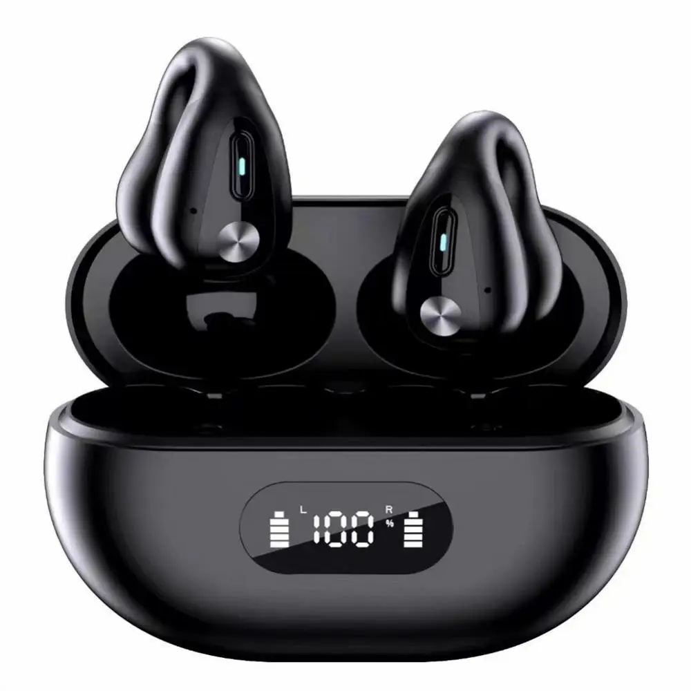 

Non In Ear Non Inductive Delay Wireless Headphones Sport Earbuds Extra Long Endurance Hifi Sound Quality Headset New