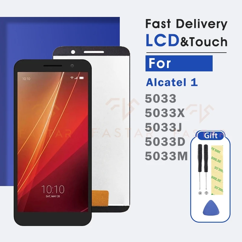 5033 5 0 &quotTested для Alcatel 1 ЖК-дисплей 5033X 5033J 5033D с сенсорным дигитайзером в сборе
