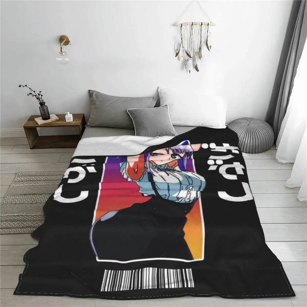 Аниме одеяло Dagashi Kashi Фланелевое весенне-осеннее домашнее Hotaru Shidare удобное легкое