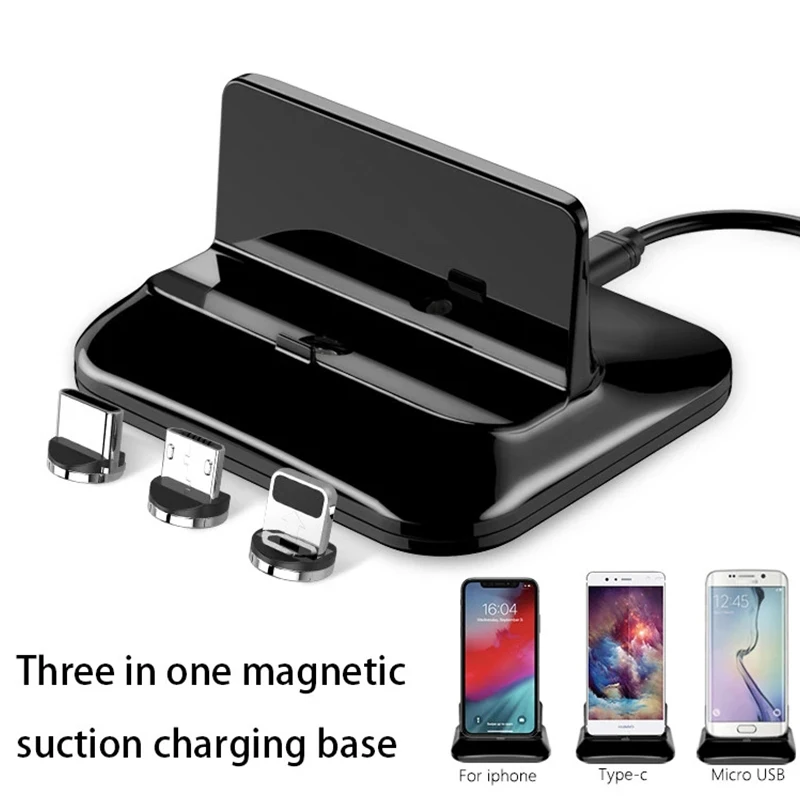 Док-станция для телефона с подставкой Micro Usb Type-c держатель беспроводного