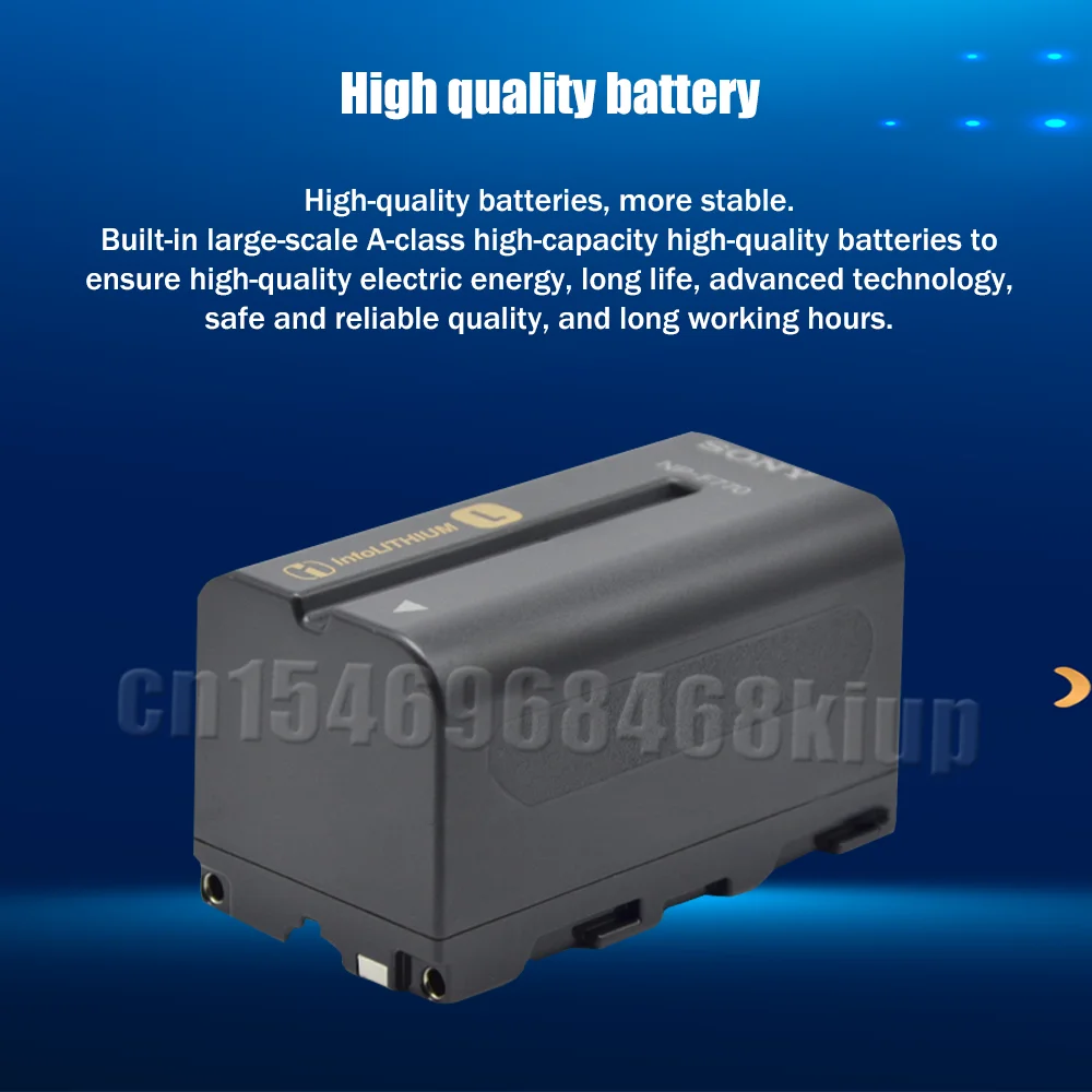 Sony 7 2 V 4400mAh NP-F770 NP F770 NPF770 литий-ионная аккумуляторная батарея для F930 F950 F960 F570 CCD-RV100
