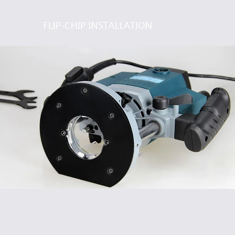 AT3311B Multifunctional Electric Hole Trimming Machine 220V Wood Milling Flip Board Slotting Engraving