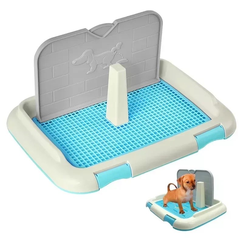 

Indoor Dog Potty Toilet Dog Training Pad Holder Easy Cleanup on Pads for Puppy Small Dogs & Cats Puppy Pad Holder Tray