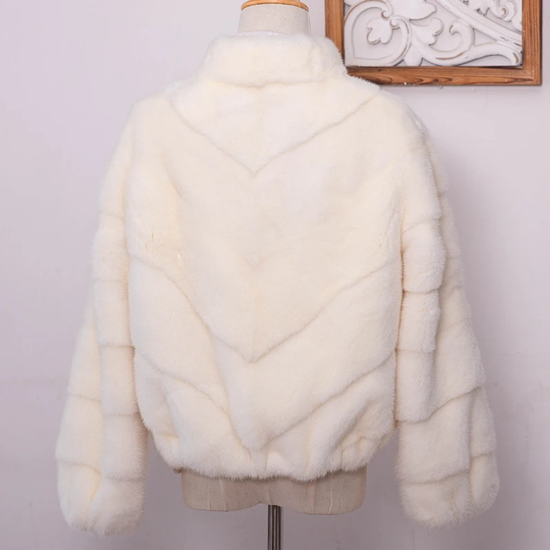 women's 100% real mink fur coat, fashione winter warm animal fur coat, famous lady, wind mink leather jacket, high-quality mink