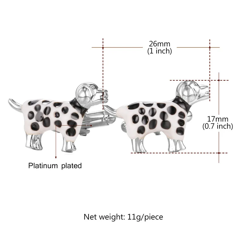 Запонки Collare для мужчин золотистые/Серебристые запонки с белыми и черными