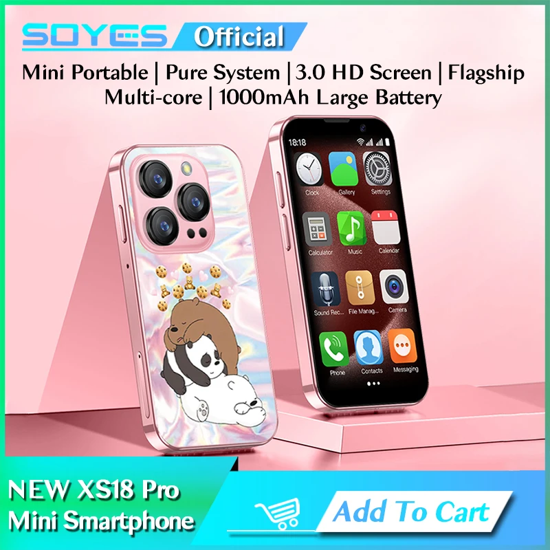 Новый смартфон SOYES XS18 Pro с наклейками 2 ГБ ОЗУ 16 ПЗУ Android 9 0 распознавание лиц