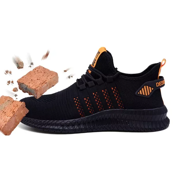 

Outdoor Sneakers Breathable Hiking Shoes Comfortable Breathable Industrial Men's Work Safety Shoes Working Protection Shoes