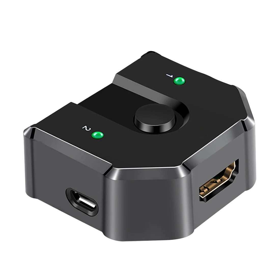 

2 в 1 выход Full HD, стабильная подключение и воспроизведение, Универсальный ABS Office 3D 4K двунаправленный Профессиональный для разветвителя видео