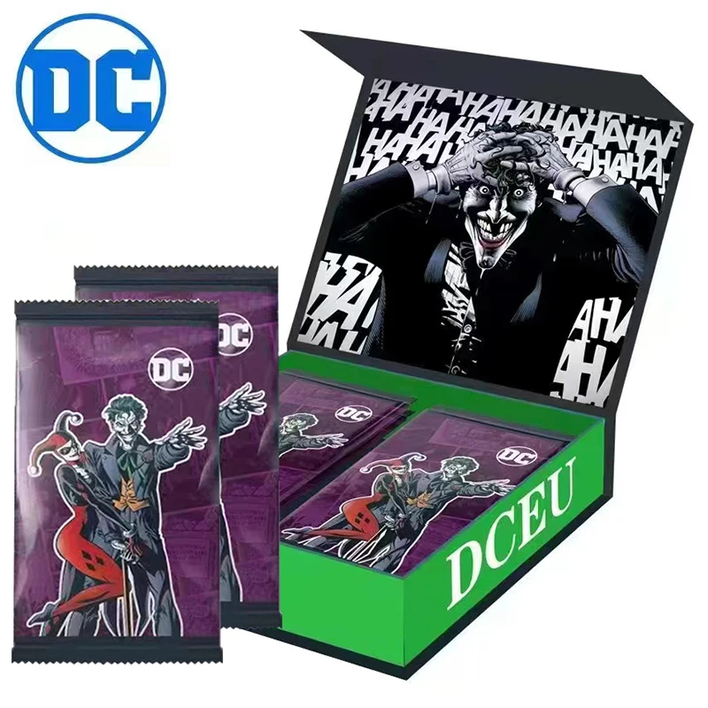 DC Hero Card Original Board Game Anime Game Card Superman Batman Card Thickened Bronzing Collection Flash Card Toy Gift for Kids