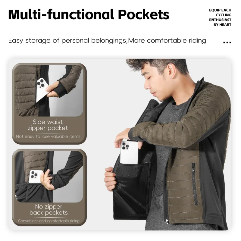 WEST BIKING теплый велосипедный трикотаж сверхлегкая куртка с длинными рукавами