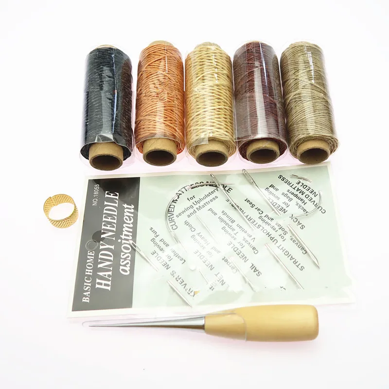 Кожаный набор для шитья DIY кожаное шило игл кожаная парусиновая палатка обувь