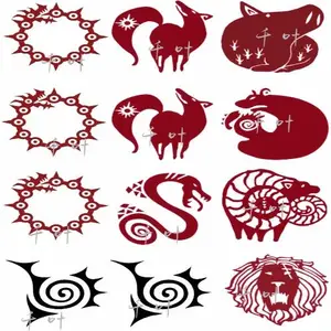 The Seven Deadly Sins tattoos text Nanatsu no Taizai  Los siete pecados  capitales Dibujos 7 pecados