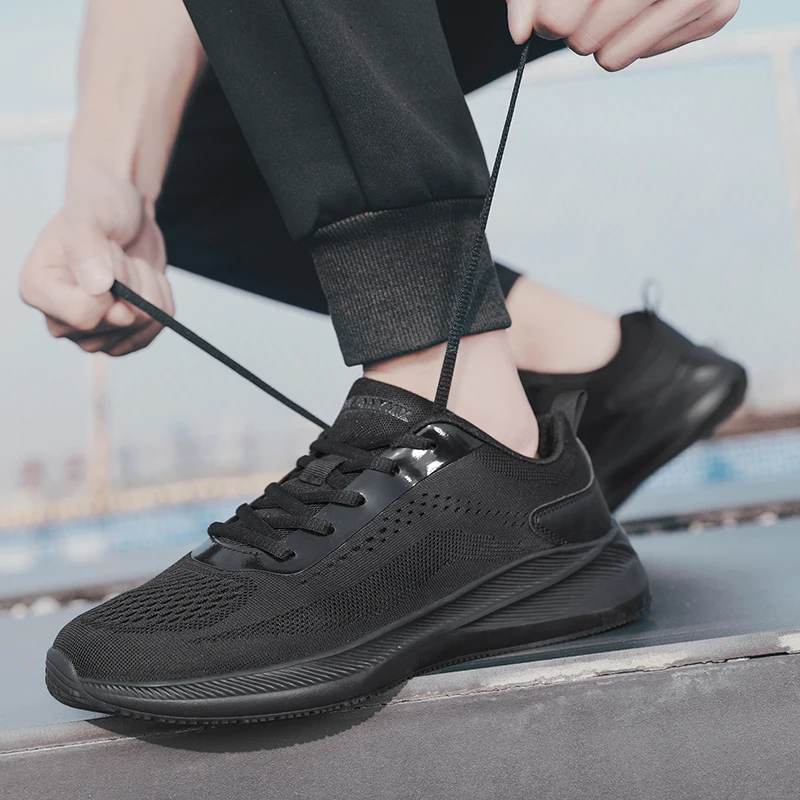 SALUDAS Men Light Running Sneakers Fashion Men Shoes Non-slip Fitness Training Shoes Mesh Breathable Sneakers Zapatillas Hombre