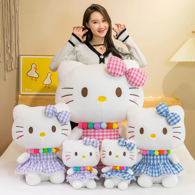 

Anime Kawaii Sanrio Hello Kitty Cupid Plush Toy Doll Anime Cute Doll Cartoon Pillow For Girls Room Decoration Christmas Gift