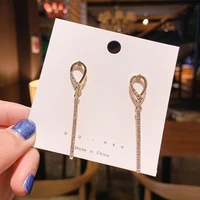 vintage tassel drop earrings for women geometric earrings metal fashion statement dangle earrings trend fashion jewelry
