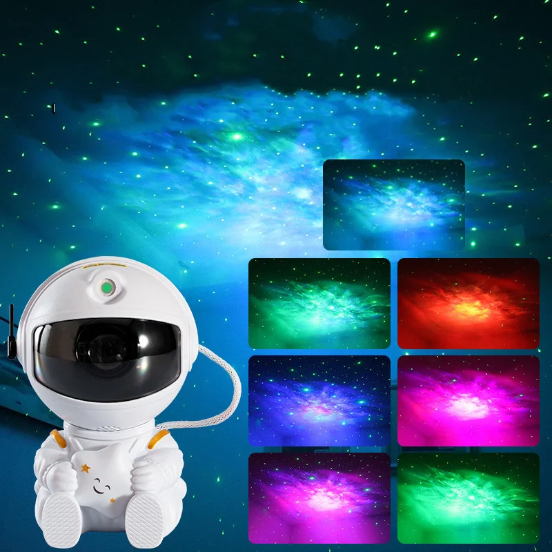 

Astronaut Projector Galaxy Star Projector Starry Sky Night Light Astronaut Lamp Bedroom Decoration Bnight Lamp for Children Gift