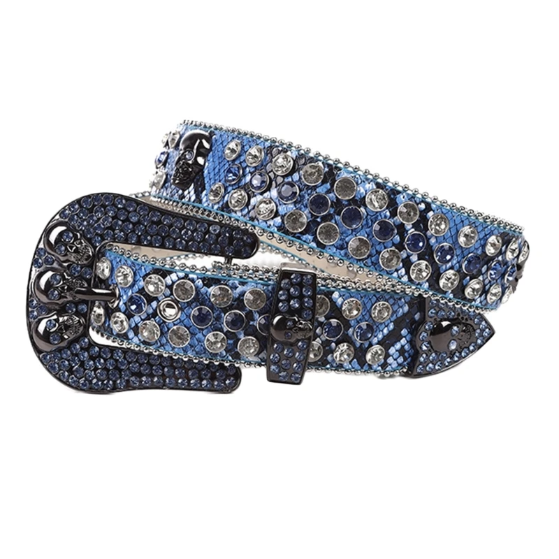 Bling  Belt Studded  Waistband Belt For Women Fashion  Belt for Jeans Cowgirl Western