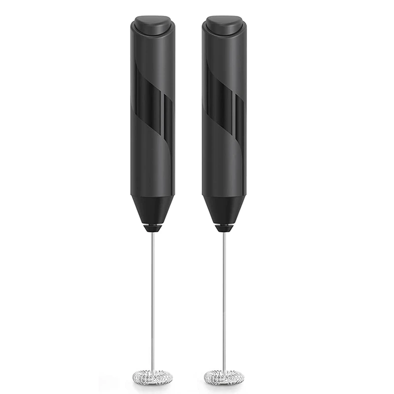 

2 Pack Milk Frother Handheld Battery Operated Electric Foam Maker Electric Whisk For Coffee, Latte,Matcha,Chocolate