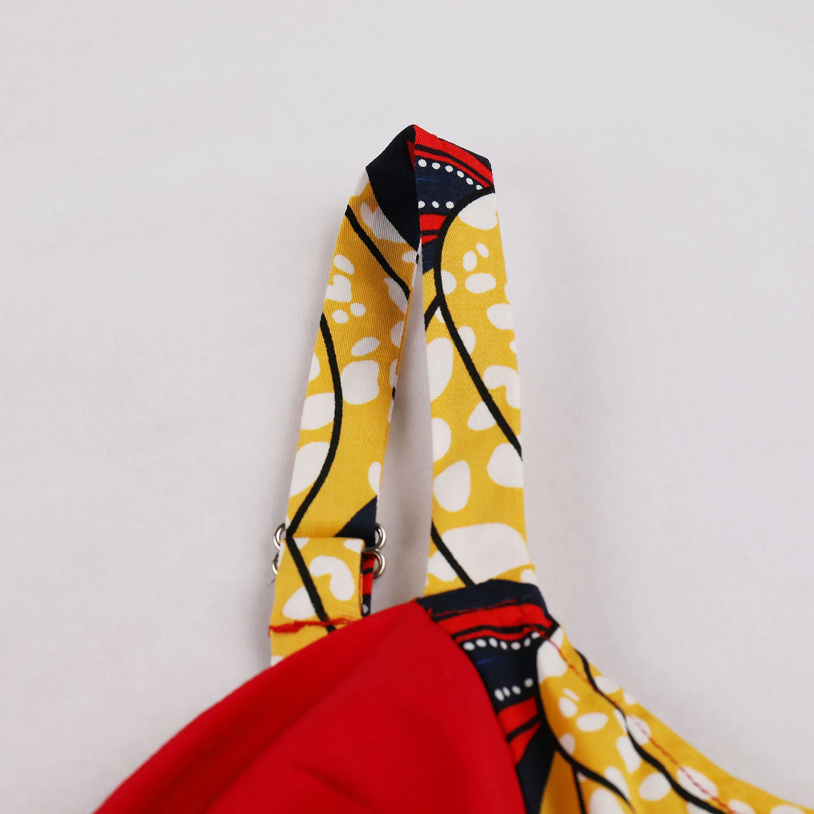 

Women Sleeveless Dresses 2022 Retro Style Dress Formal Spaghetti Strap Dress Floral Bow Dress Casual Dress Knee Height for Women