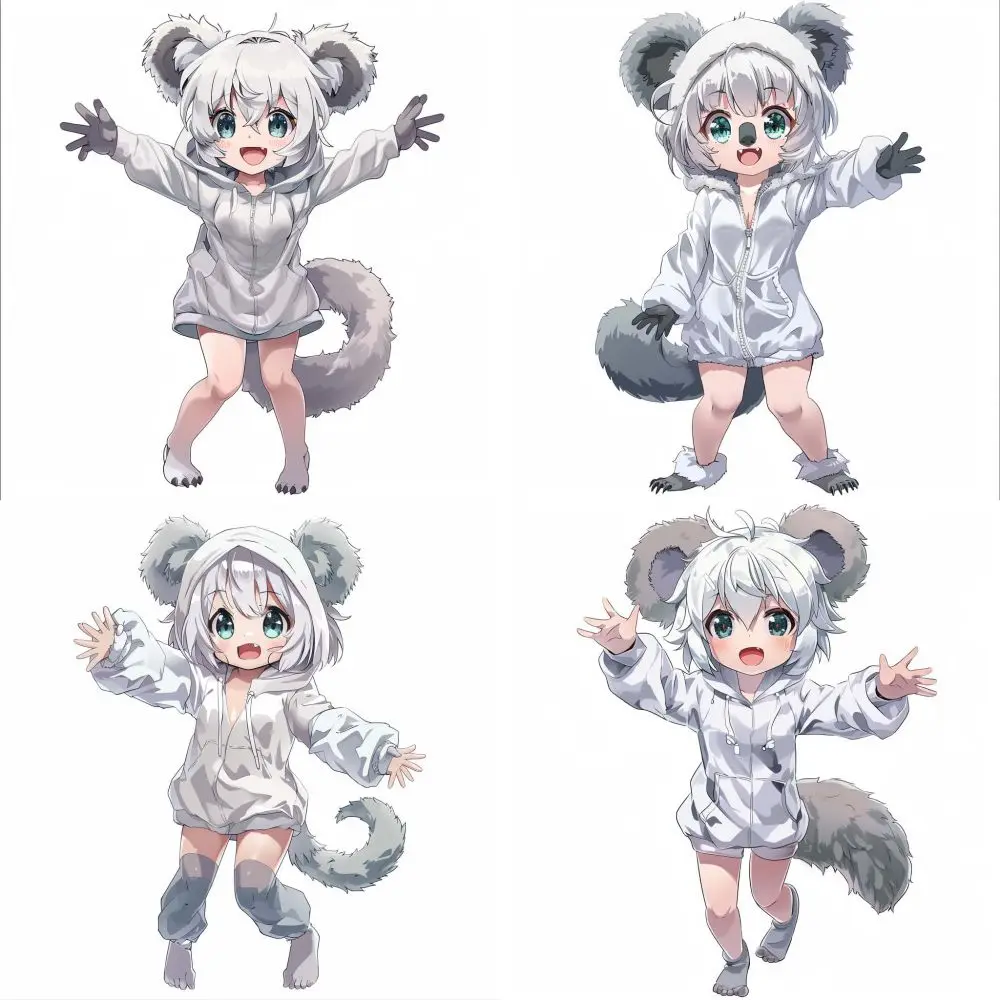 Креативные наклейки для украшения автомобиля с милыми персонажами животных из