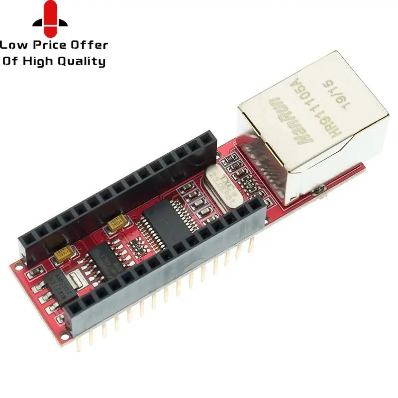 10 шт. Mini ENC28J60 Ethernet Shield/Ethernet Shield для Nano SPI интерфейса сетевой модуль локальной сети