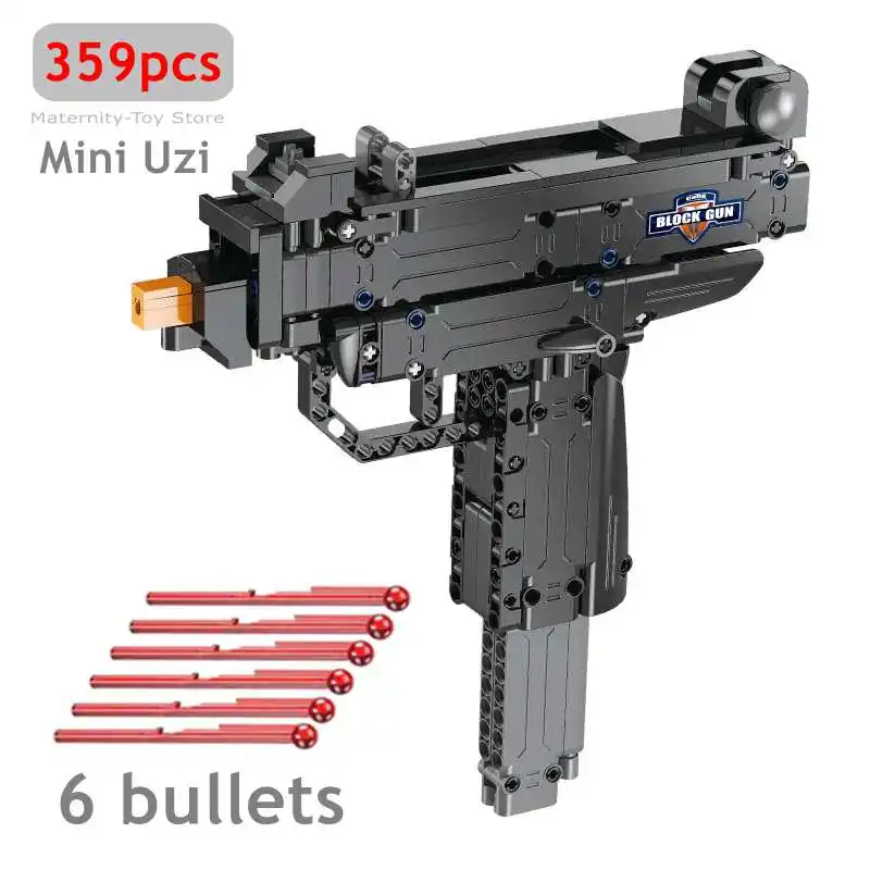 MOLD KING Вторая мировая война Военные строительные блоки Orlan UZI для мальчиков