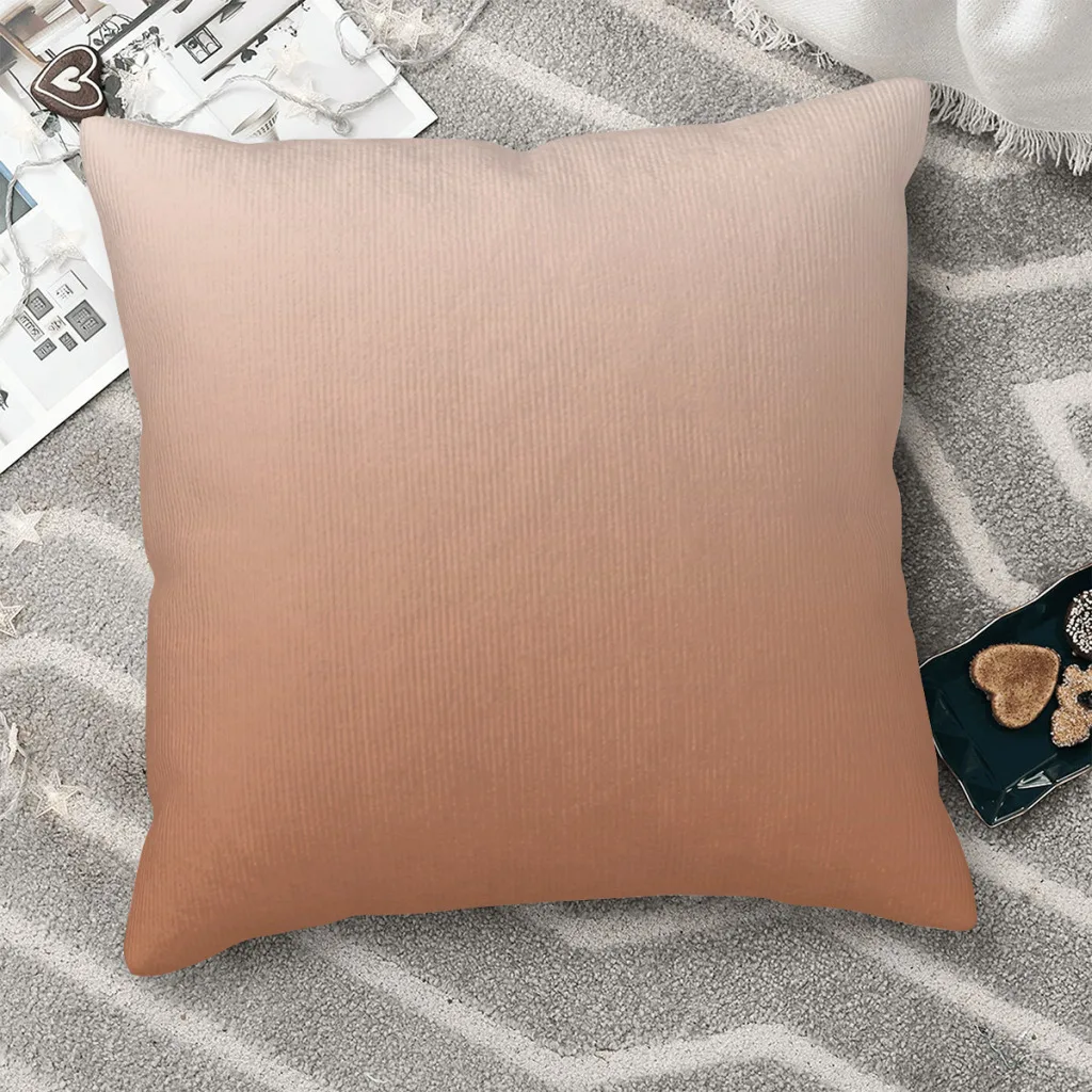 

Gradient Colorful Creamy Copper Ombre Hug Pillowcase Backpack Cushion Livingroom DIY Printed Throw Pillow Case Decorative