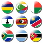 Магнитный Сувенирный флаг Зимбабве, Замбии, Анголы, Малави, Мозамбика, Ботсваны, Намибии, Южной Африки, Свазиленда, Лесото