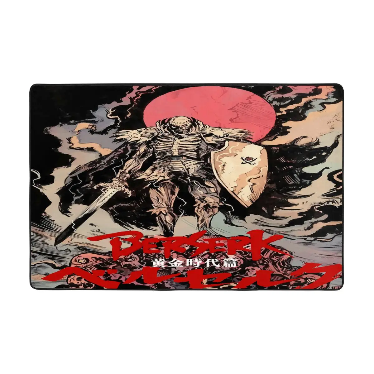 Коврик Berserk в виде черепа рыцаря Amp Nosferatu Zodd простой мультяшный пушистый пляжный
