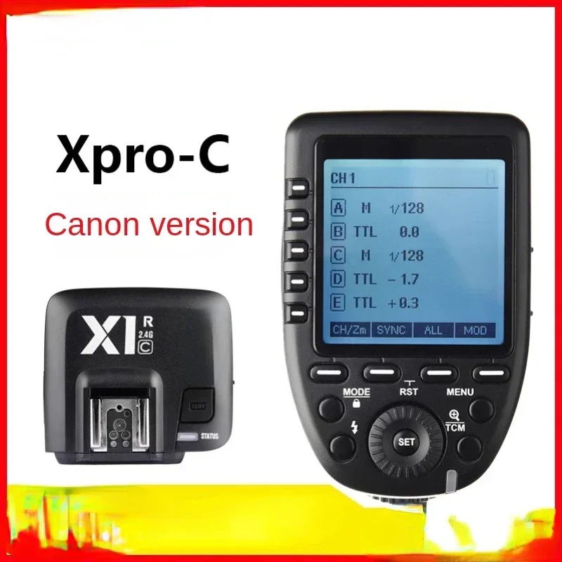 Фото Дешевые и хорошие продажи для Xpro-C Flash Trigger Trigger X1R-C, костюм приемника Canon Flash TTL High Speed Godox №1