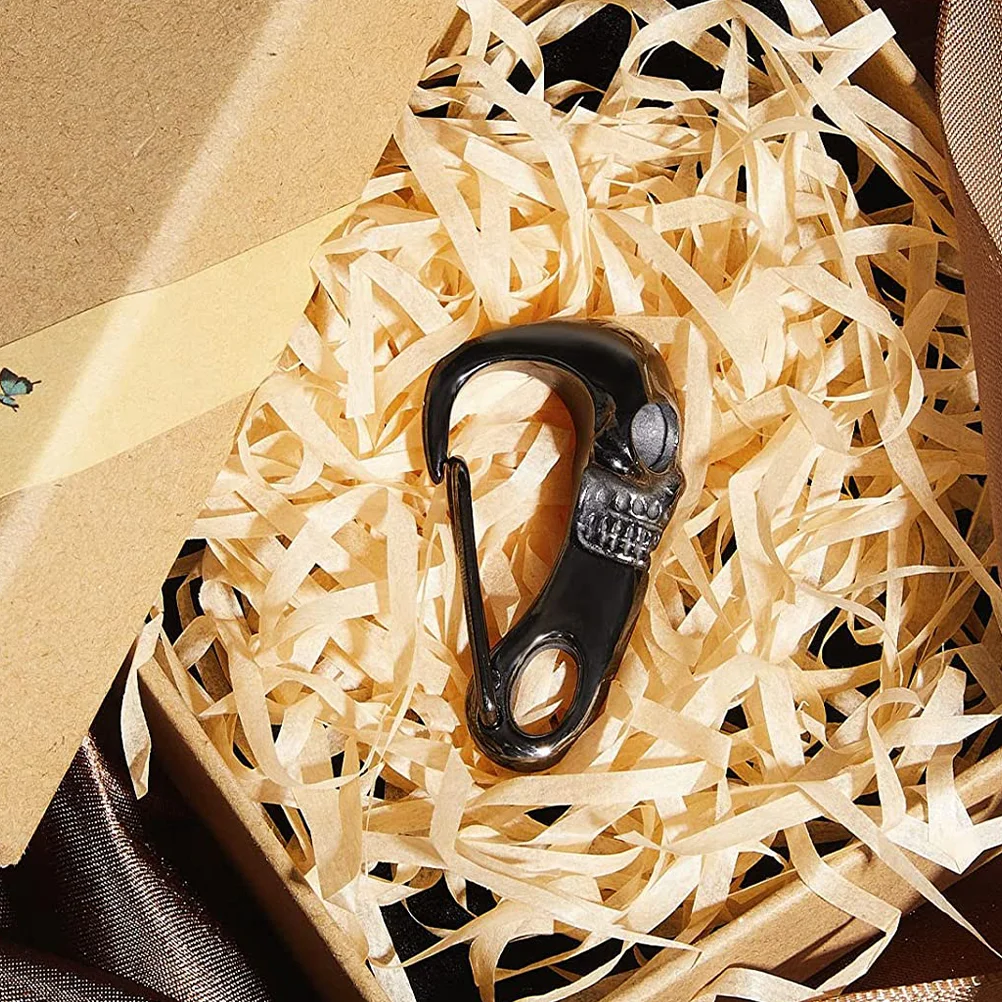 Брелок с черепом зажимы-карабины карабин маленький готический блокировкой