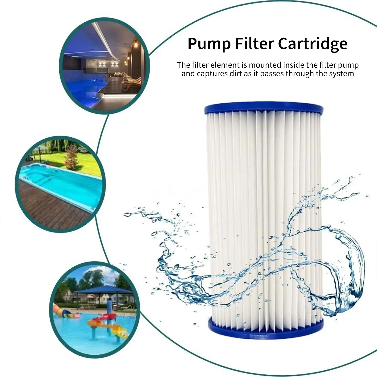 2 шт. картридж фильтра насоса для бассейна FD2138 фильтр пылесос бассейнов