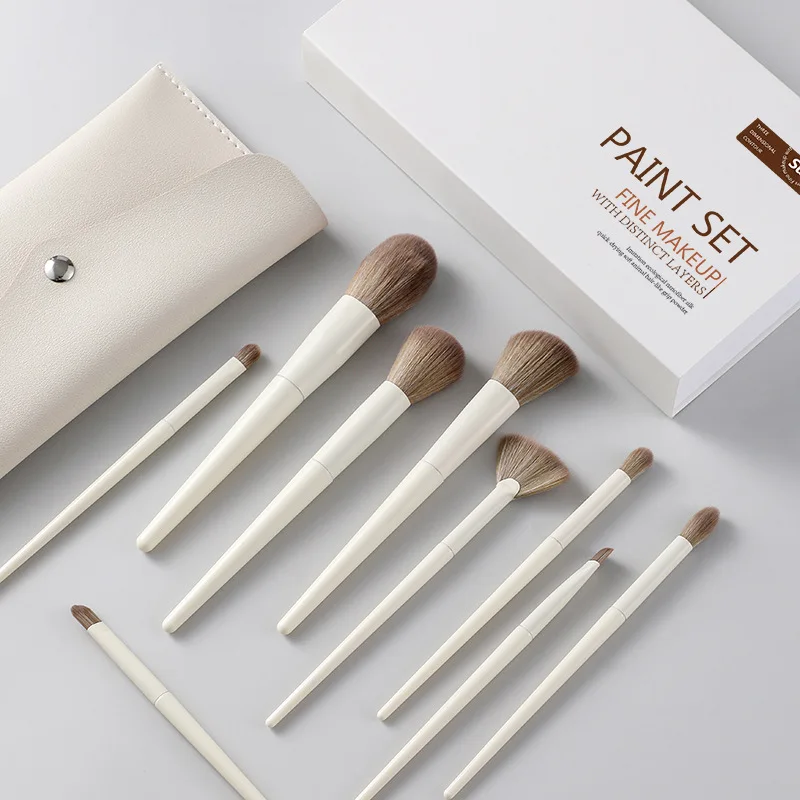 

OEM/ODM Soft Fluffy Makeup Brushes Set for Cosmetics Foundation Blush Powder Eyeshadow Kabuki Blending Makeup Brush beauty tool