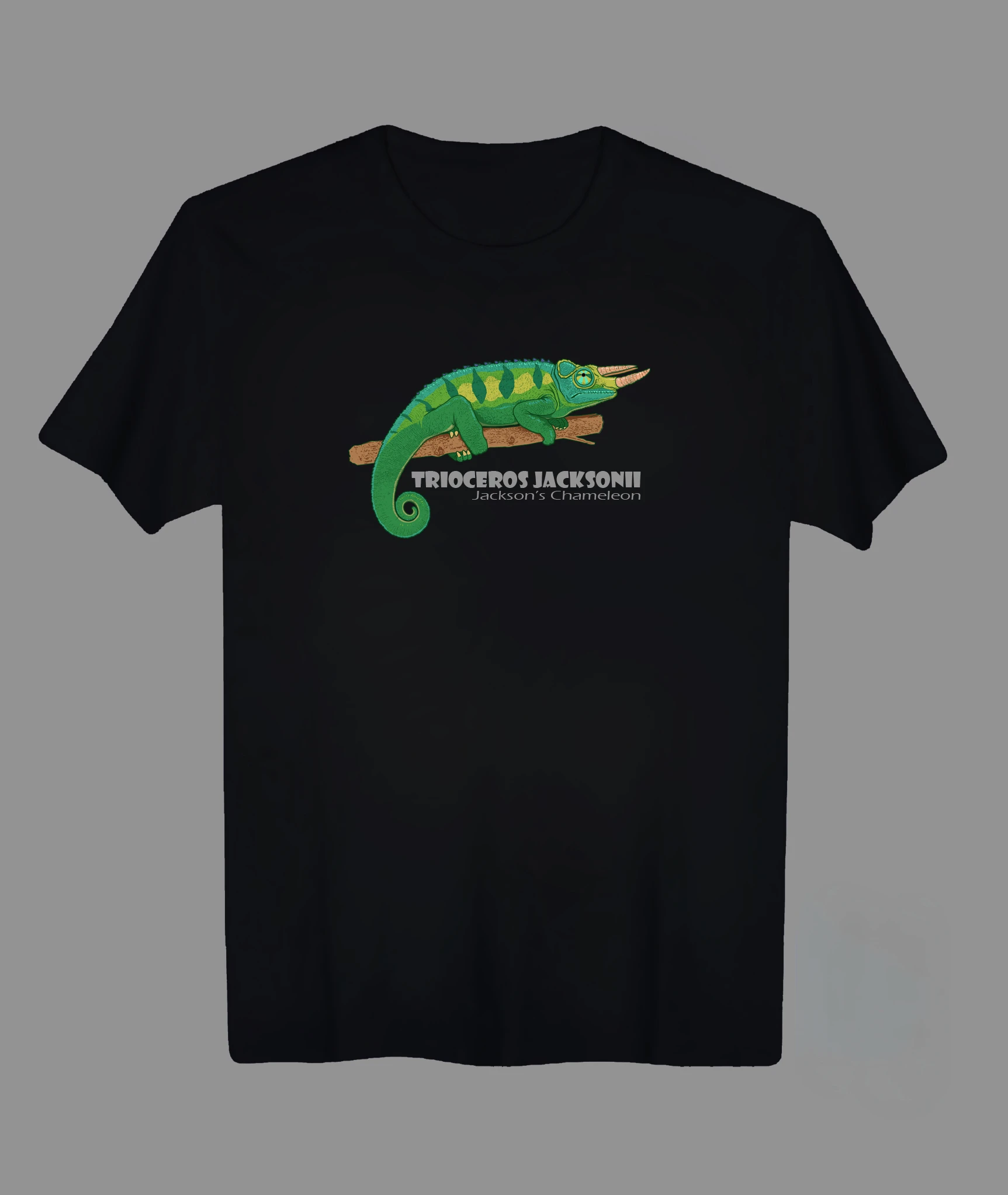 

Trioceros Jacksonii Jackson's Chameleon Lizard Reptile Pet T Shirt New 100% Cotton Short Sleeve O-Neck T-shirt Casual Mens Top