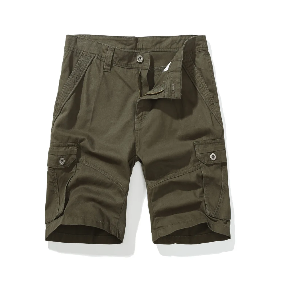 

For 2022 Summer New Mens Casual Trouers Beach Black Green Shorts Military Cargo Male Loose Work Man Pants OverSize 29-40