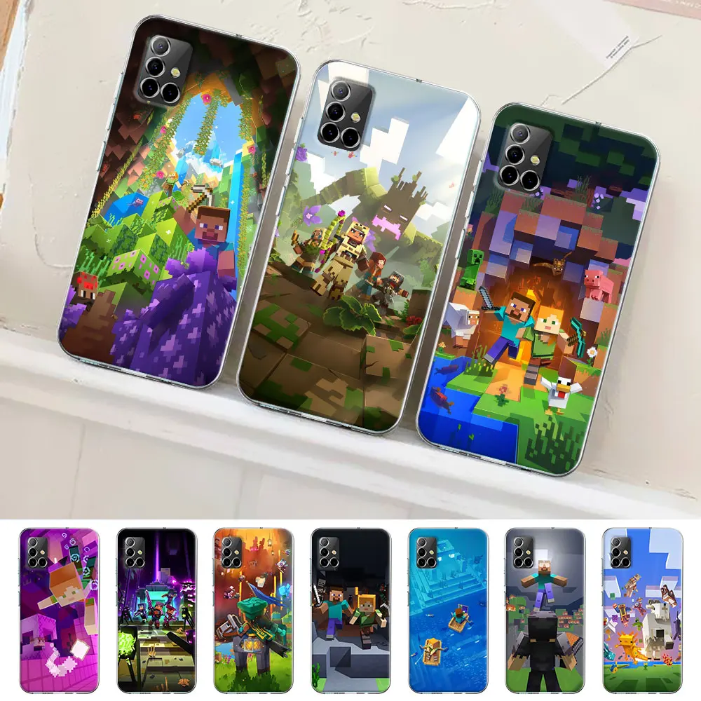 Чехол для телефона из ТПУ для Samsung Galaxy A54 A14 A32 A24 A53 A34 A12 A33 A51 A52 A13 A31 A72 A41 A21s