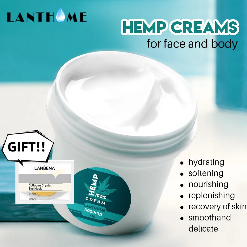 

Natural Hemp Face Cream Anti-inflammation And Arthritis Pain Relief Anti Stress