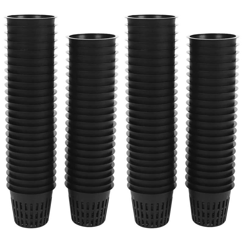 

90 Pieces Hydroponic Net Pots, Plastic Net Pot For Garden Balcony Hydroponics And Soilless Culture (8Cm)