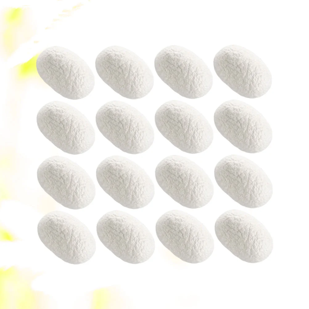 

30pcs Face Silkworm Balls Facial Skin Care Silk Cut Cocoons Facial Cleanser Balls Silk Cocoons for Face