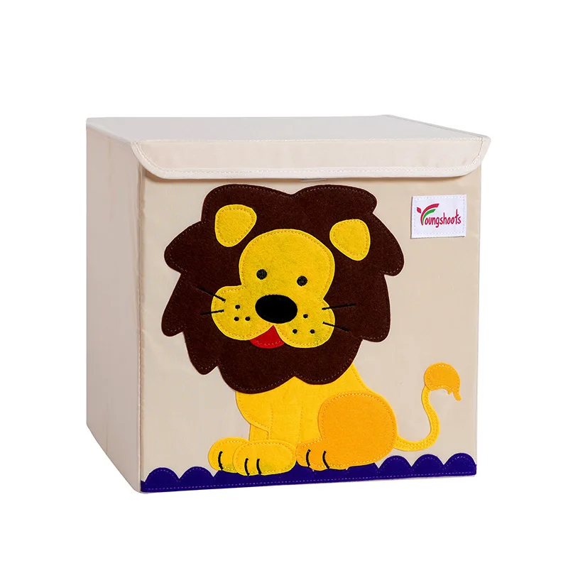 Хит продаж детские тканевые ящики для хранения игрушек складная зеркальная