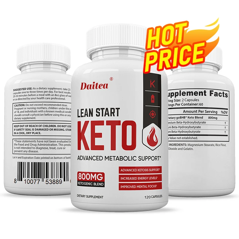 

Daitea BHB Keto Weight Loss Capsules, Helps Promote Digestion, Metabolism, Energy and Focus To Burn Fat Quickly