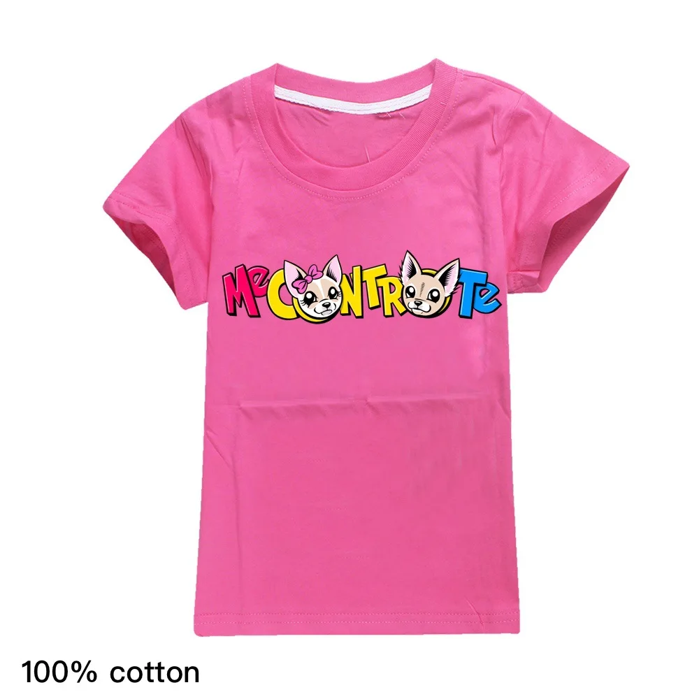 

Children Summer Short Sleeve T-Shirts Kid Boys Me Contro Te Print Tshirts For Baby Costumes Teenage Girls Top Tee O-Neck Clothes